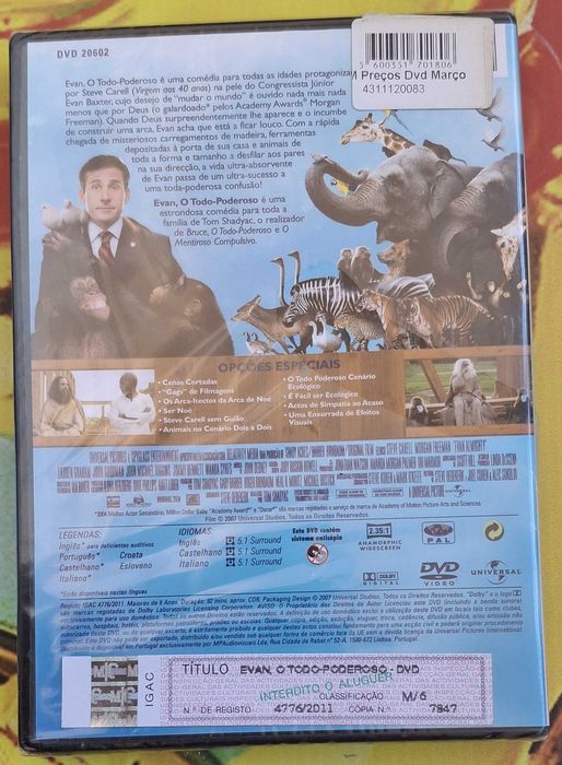 DVD - Movies - Evan Almighty (New, Original, and Sealed)64310016492035121