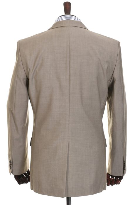 S.OLIVER beżowa marynarka męska Genua regular fit 45% wełna r. 48