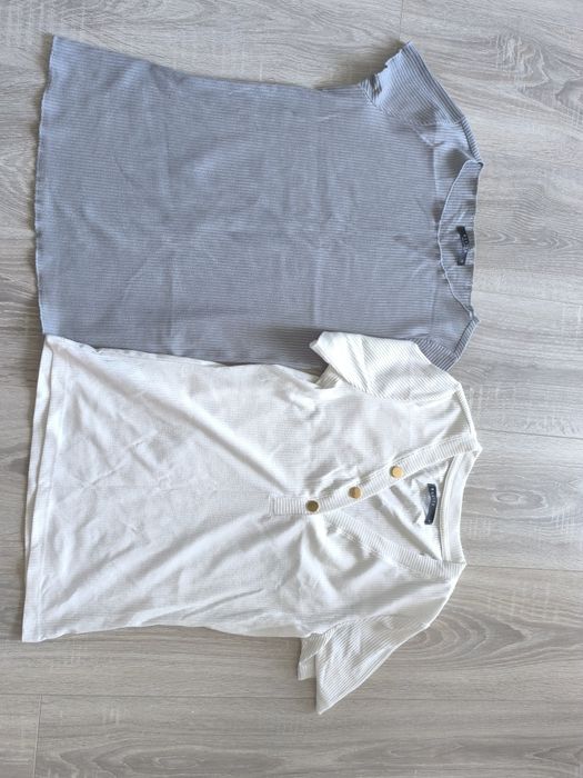 Bluzeczka x 2 prążkowana Mohito xs