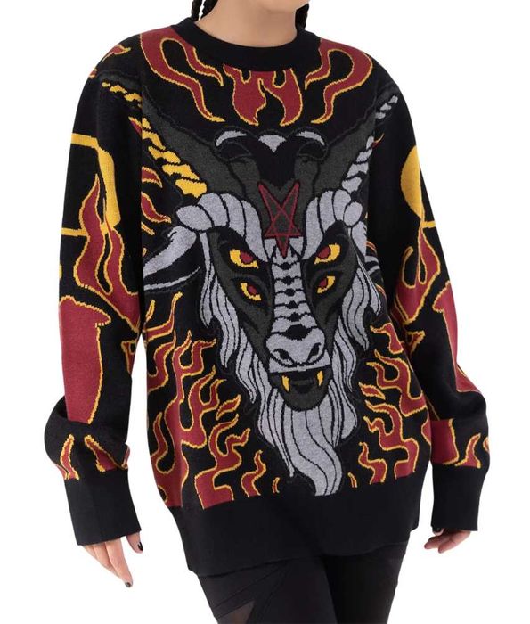 Sweter KILLSTAR unisex goth devil pentagram baphomet alternative