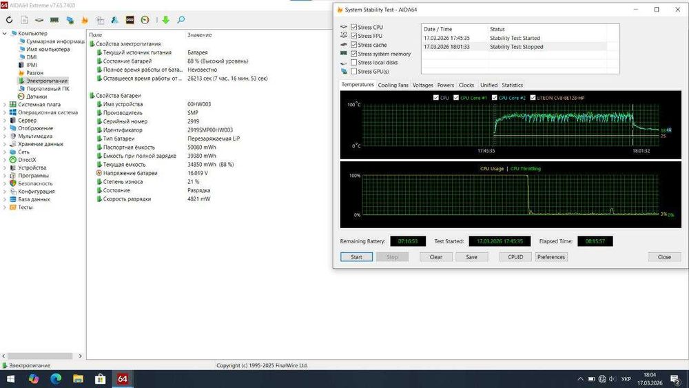 Lenovo ThinkPad X1 Carbon 3rd Gen(14"FHD/i5-5300U/8Gb/128Gb/до 5годин)