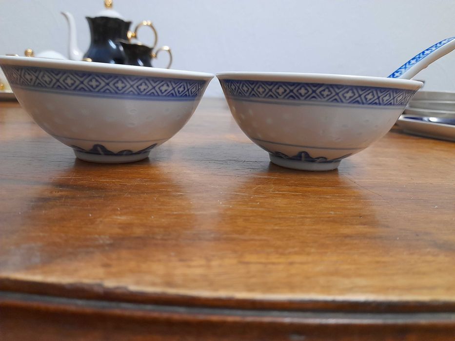 Miseczki z porcelany ryżowej