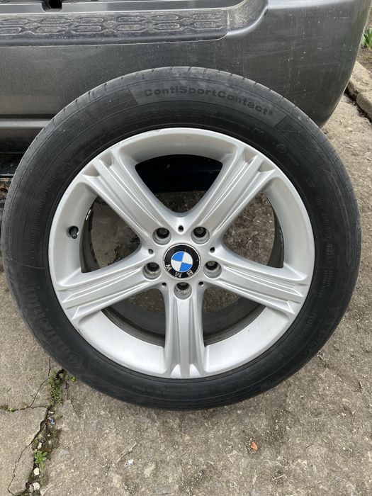 393 стиль BMW. Continental ContiSportContact 5. Колеса в зборі 5x120 R17