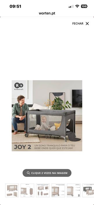 Cama de viagem para bebé