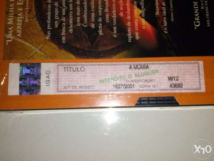 VHS Filme A Múmia