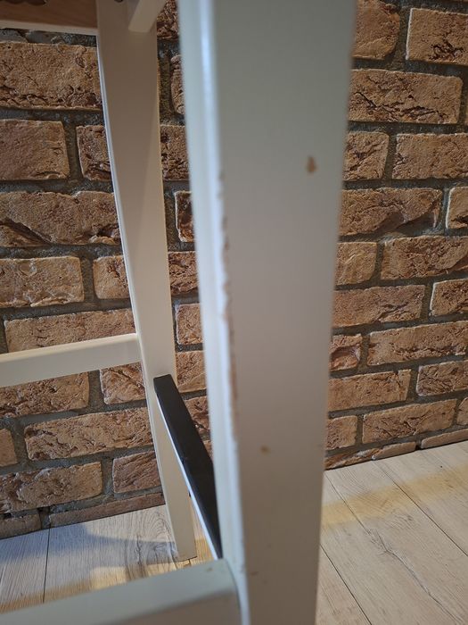 Krzesło hoker biały Ikea