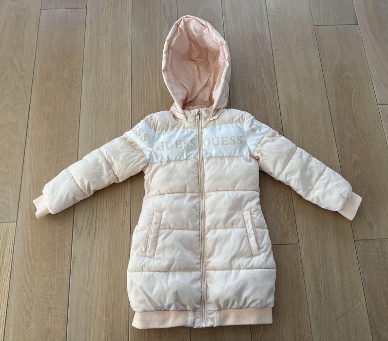 Kurtka płaszczyk zimowy GUESS dla dziewczynki rozm 5 lat (110)
