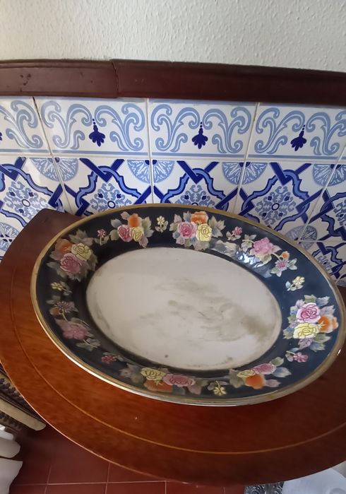 Terrina antiga pintada à mão (Descida de preço)