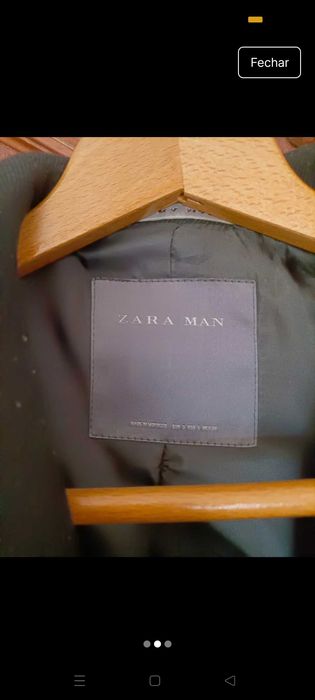 Casaco comprido homem