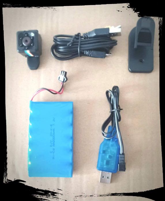 RC Tokin 4WD Metal 2.4G 1/12 Câmara 1080P Novo