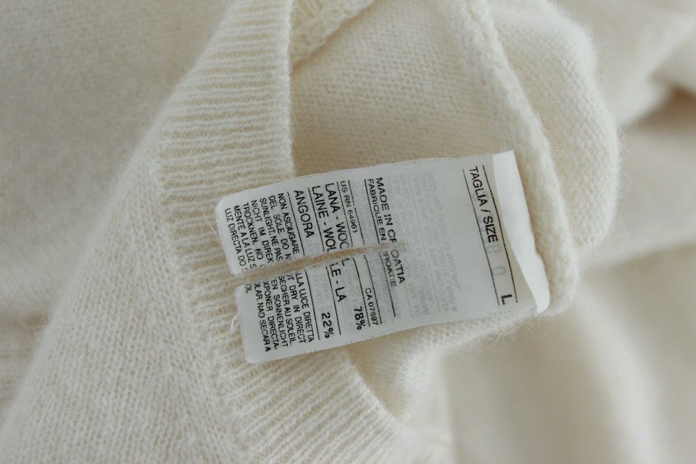 78%wełna 22%angora Benetton bez wad L/M