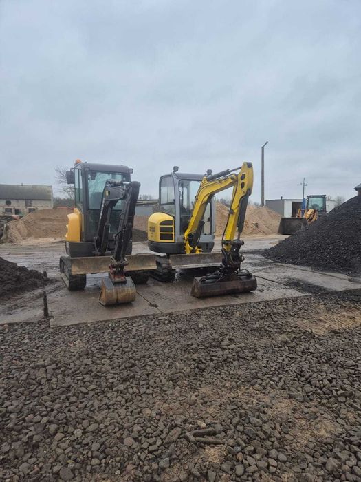 Wynajem mini koparki z operatorem lub bez Szybkie terminy, dobre ceny.