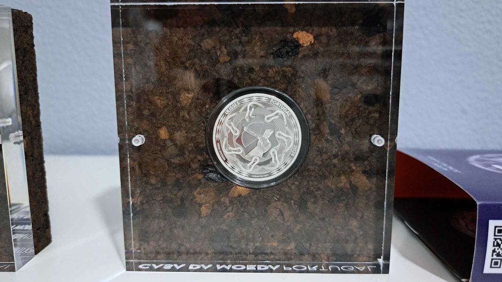 Moedas 2 INCM 1xUnicórnio (Prata Proof) 1xUlisses (Prata Proof)