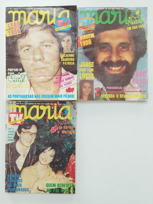 Revistas Maria - Anos 80