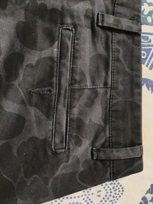Calças chevignon camuflado 100% algodão