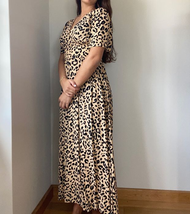 vestido leopardo oysho
