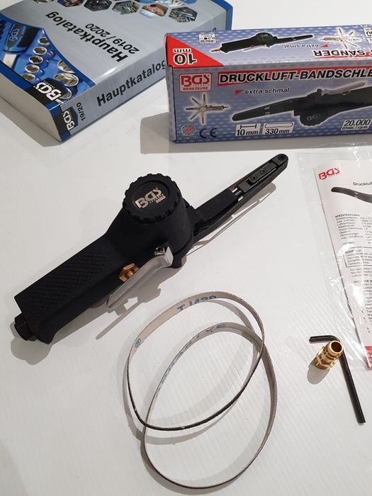 Lixadeira de cinta Pneumatica para cintas de lixa de 10 mm - Germany