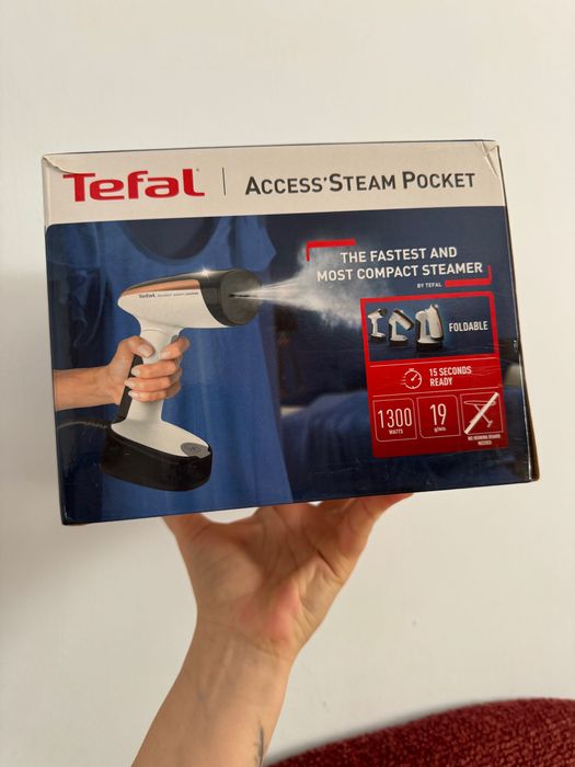Відпарювач ручний tefal access steam pocket dt3030eo
