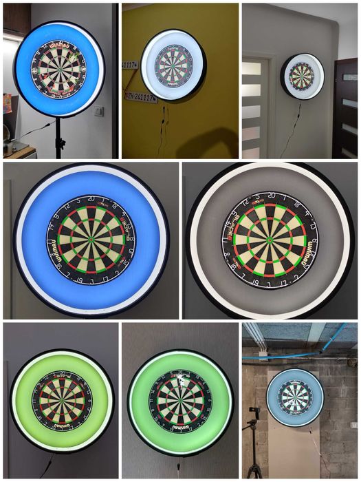 Oswietlenie Tarczy Dart  + opona + uchwyt na telefon