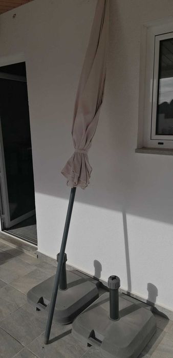 Chapéus de sol exterior com base (2 unidade)