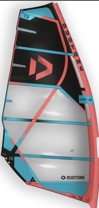 Żagiel Do Windsurfingu Duotone vs E-Pace S2022/23 C12: Black/Turquoise 6.2