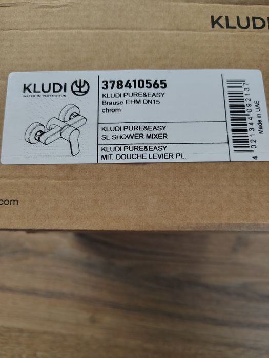 Bateria prysznicowa kludi pure and easy