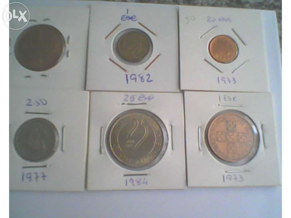 Moedas de Escudo antigas