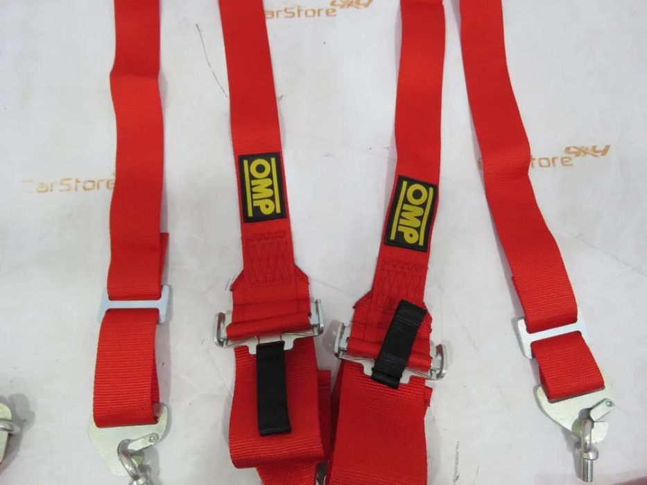 Cinto OMP vermelho 4 Pontos