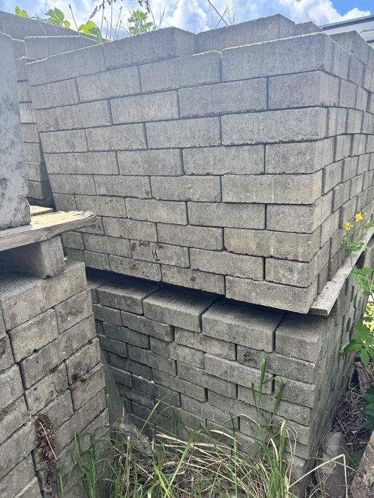 Kostka brukowa cegielka 20x10 uzywana dobry stan 100mkw