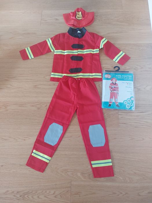 Strój strażaka 128-134  bal karnawałowy kostium