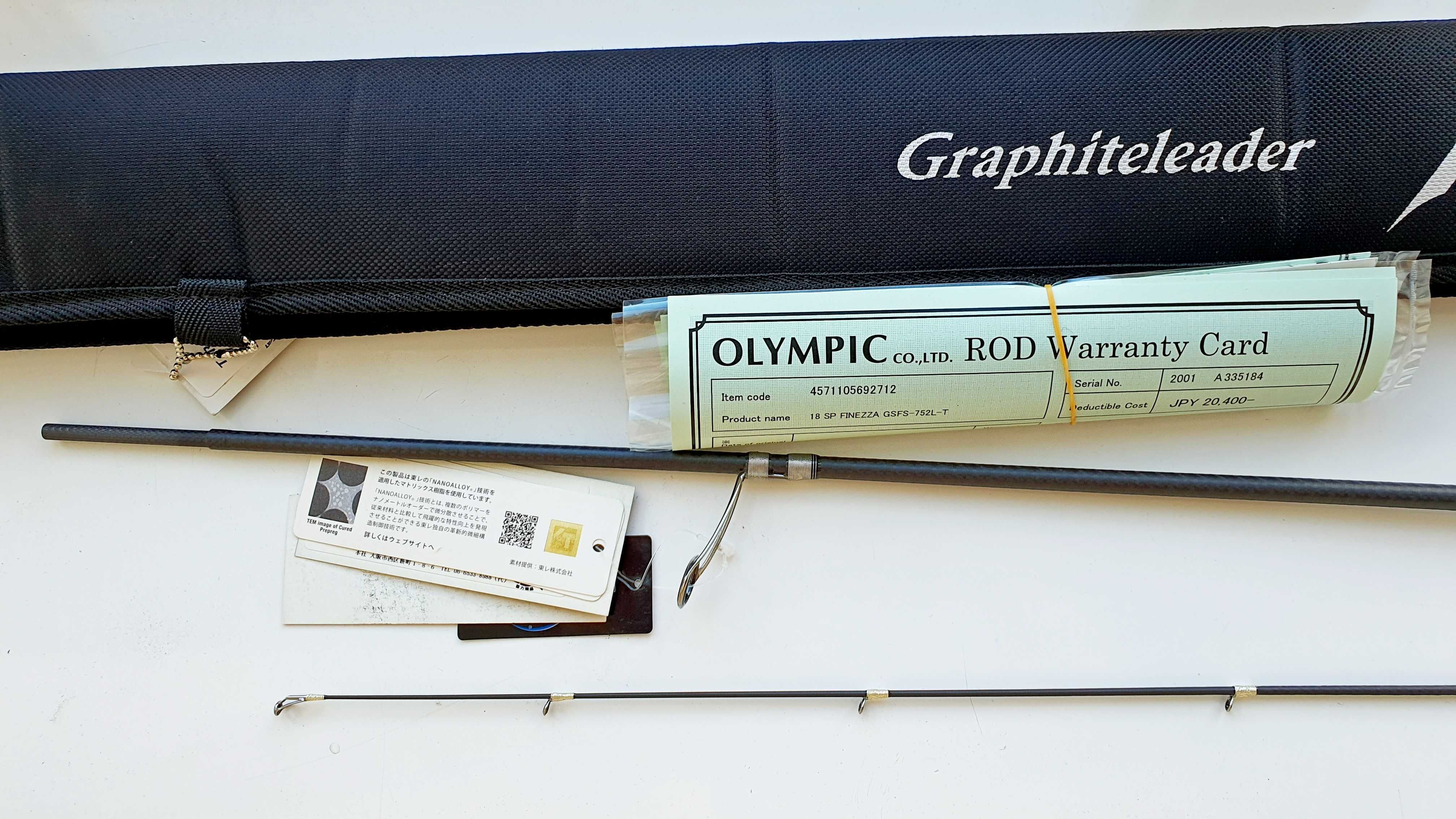 Спінінг Graphiteleader Super Finezza, 20 Finezza Prototype: 16 900 грн ...