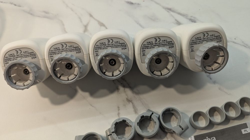 Eqiva eQ-3 Termostat grzejnikowy elektroniczny biały z wyświetlaczem LCD bluetooth