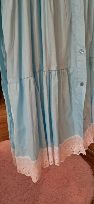 Vestido novo azul xl-2xl