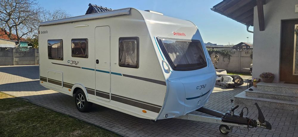 Dethleffs 460El C JOY noweczka salon Niemcy  Stan Idealny od osoby prywatnej Prysznic  +pokrowiec Gratis