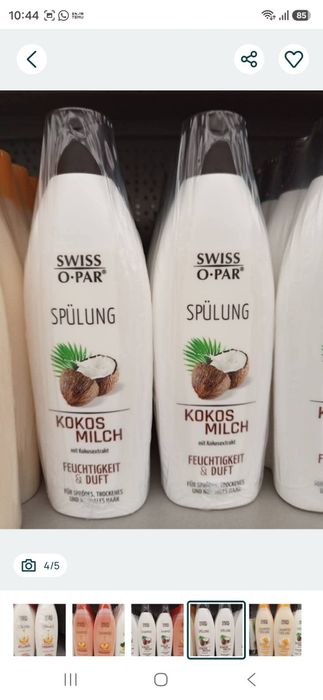 Szampony swiss o paris