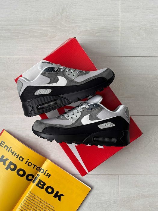 !SALE! Nike Air Max 90 Grey/Black 40 41 42 43 44 45 найк аир макс