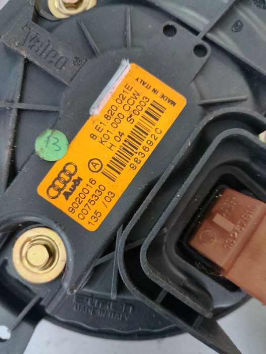 Motor de ventoinha Audi A3 8L 1.9 tdi