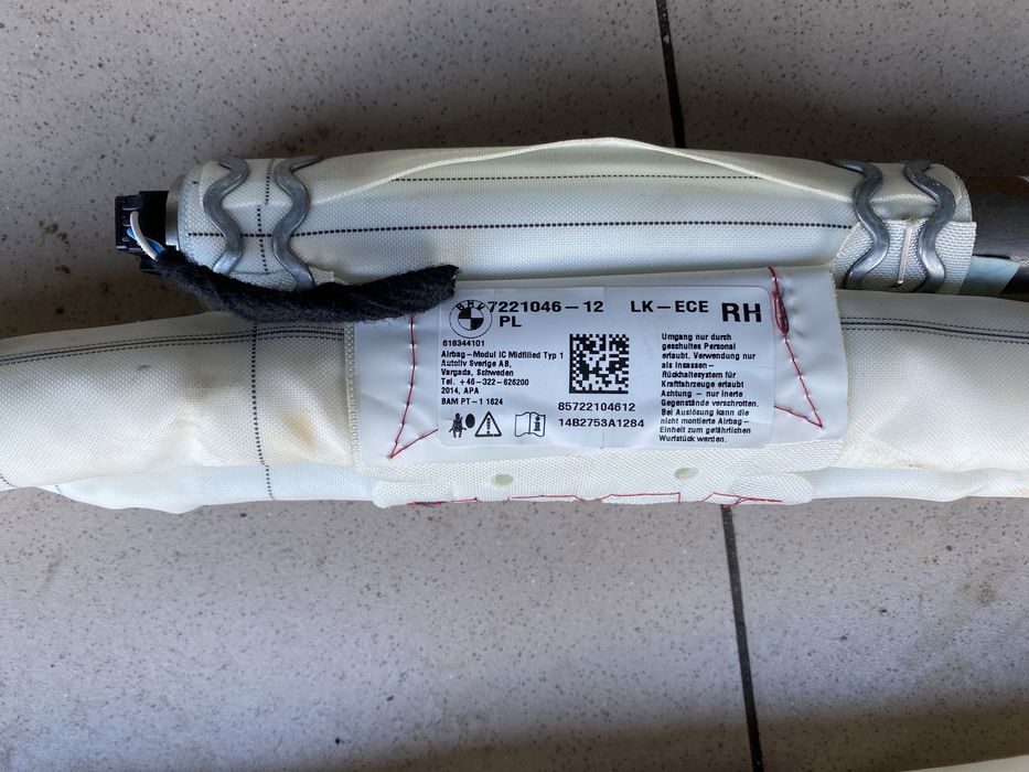 Airbag шторки левая правая Bmw 3 f30
