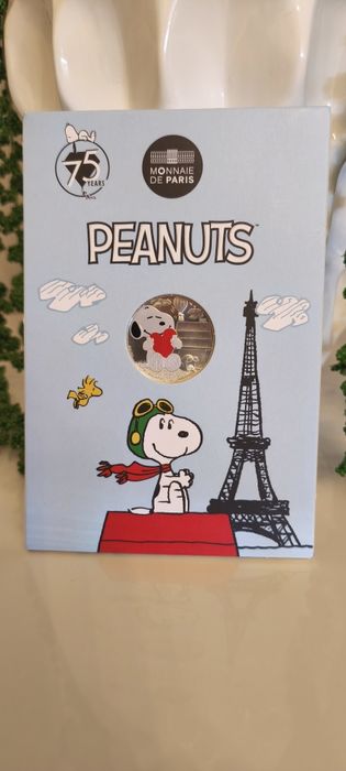 Coincard França 10€ Snoopy (Peanuts)