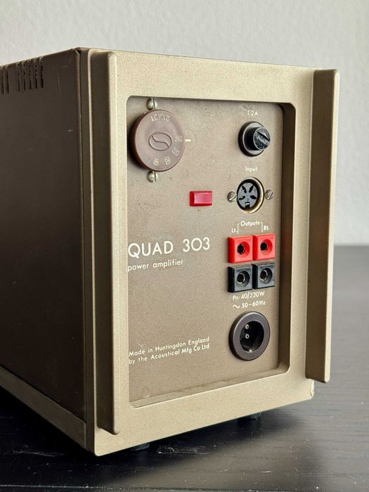 QUAD 33 + QUAD 303 | Conjunto Hi-Fi Vintage Inglês