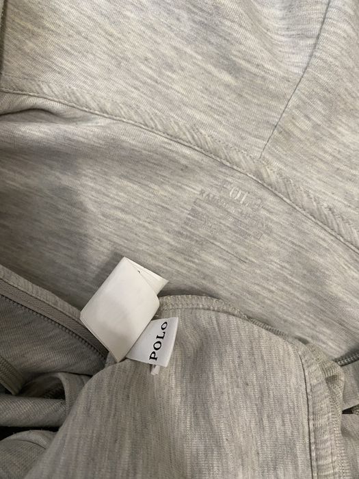 Зіп худі Polo Ralph Lauren М-Л розмір сірого кольору
