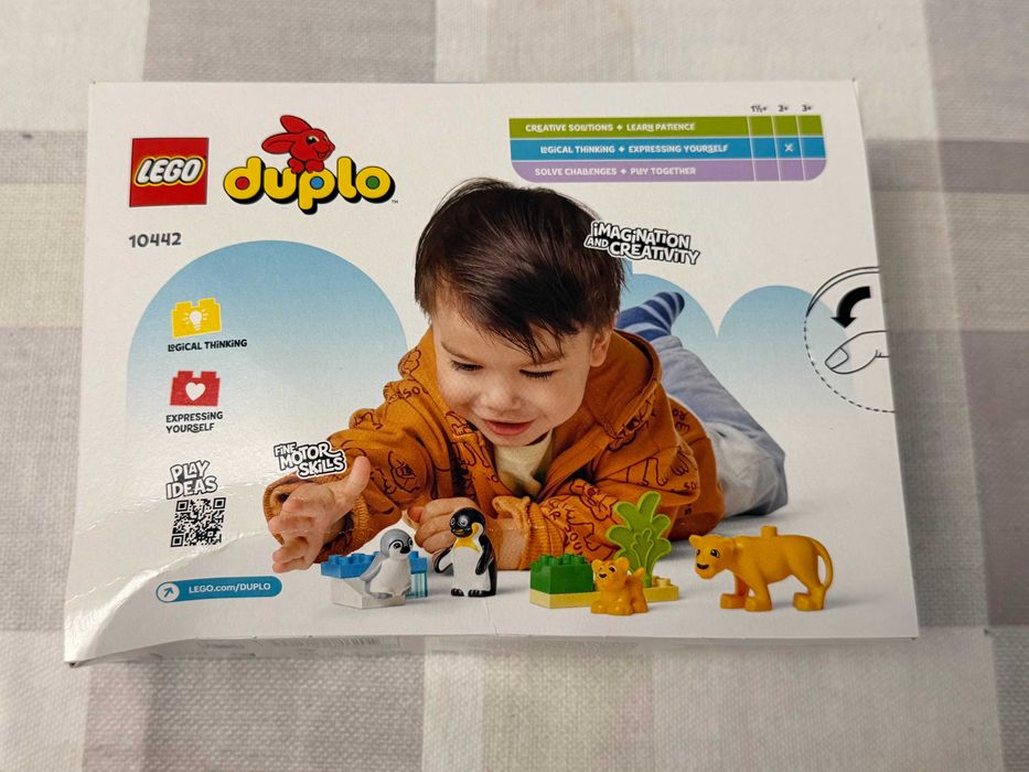 LEGO DUPLO 10442 Pinguins e Leões — caixa danificada