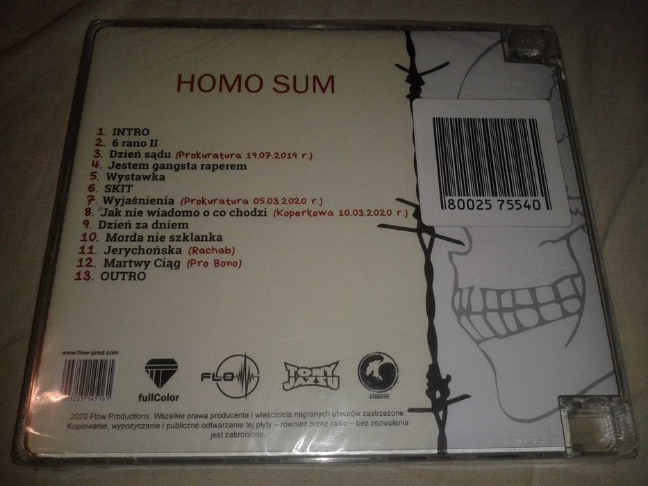 [Hip-Hop] Sobota - Homo Sum [Nowa Zafoliowana]