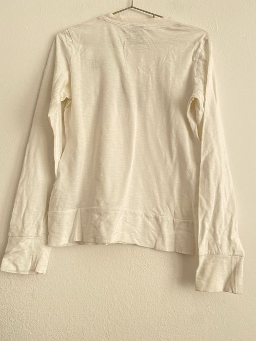 Biała bluzka z długim rękawem Nike rozmiar M Stan bardzo dobry