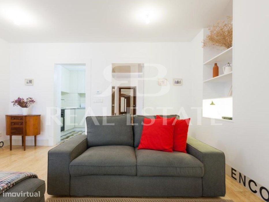 T1+1 com PÁTEO - Santa Catarina, Chiado, Lisboa