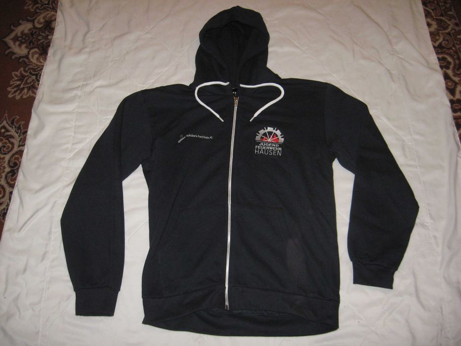 bluza rozpinana granatowa z kapturem na zamek Silver XL dwie kieszenie