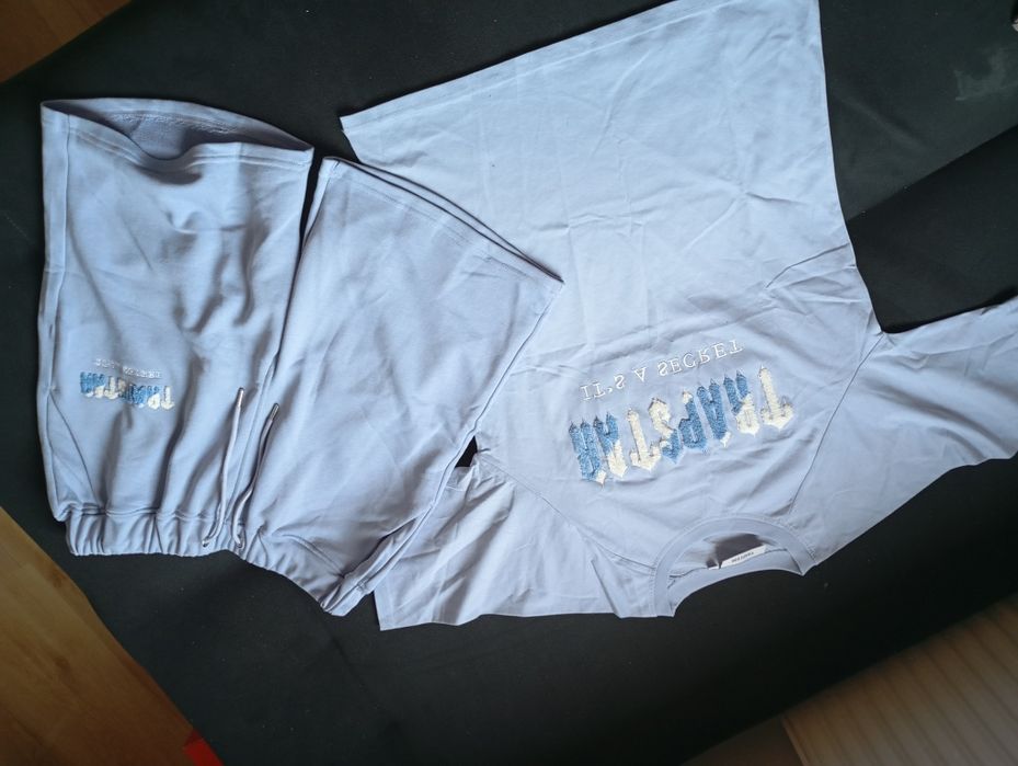 Błękit set Trapstar męski nowy M okazja lato