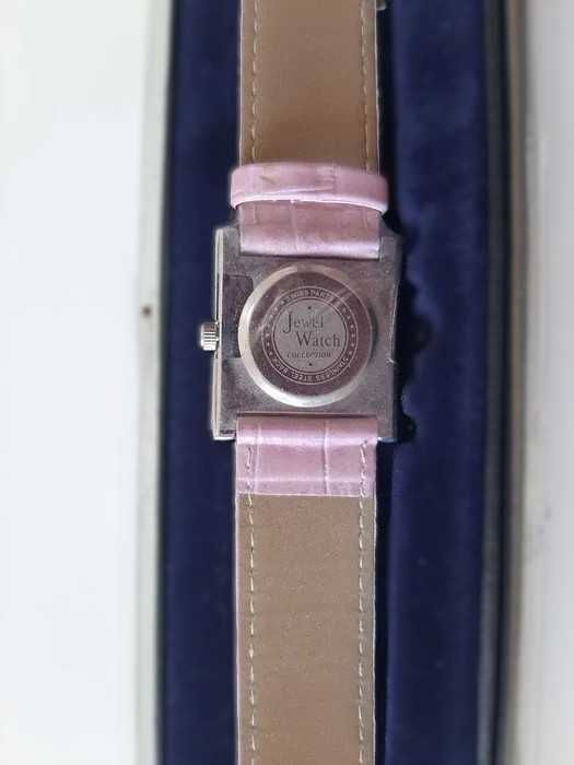 Relógio rosa - Jewel Watch - Swarovski Crystal