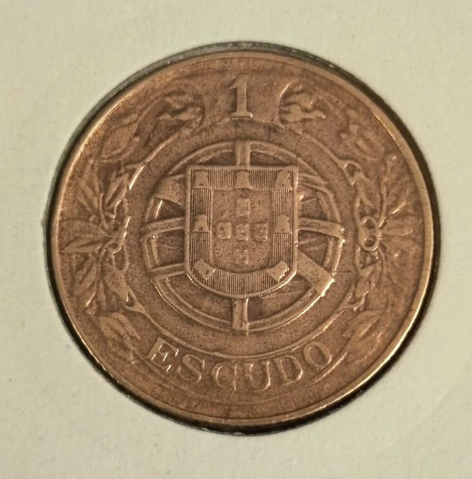 Moeda de 1 escudo Bronze-Alumínio 1924