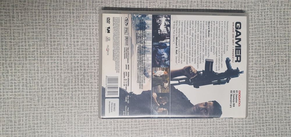 Gamer film DVD wejdź do gry i przeżyj